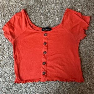 Orange Women’s Dress Top